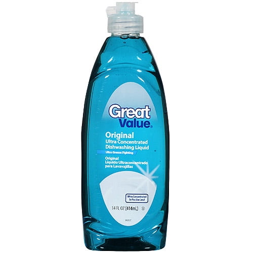 Great Value Ultra Dishwashing Liquid Original, 14 oz
