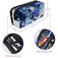 thumbnail image 5 of MUOOUM Pencil Case, Butterflies Tie Dye Paintaing Large Capacity Pencil Pouch Stationery Pen Bag, 5 of 7