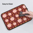 thumbnail image 6 of Bingfone Cute Pig With Coins Laptop Sleeve Case 13 Inch, 360° Protective Computer Carrying Bag, 6 of 9