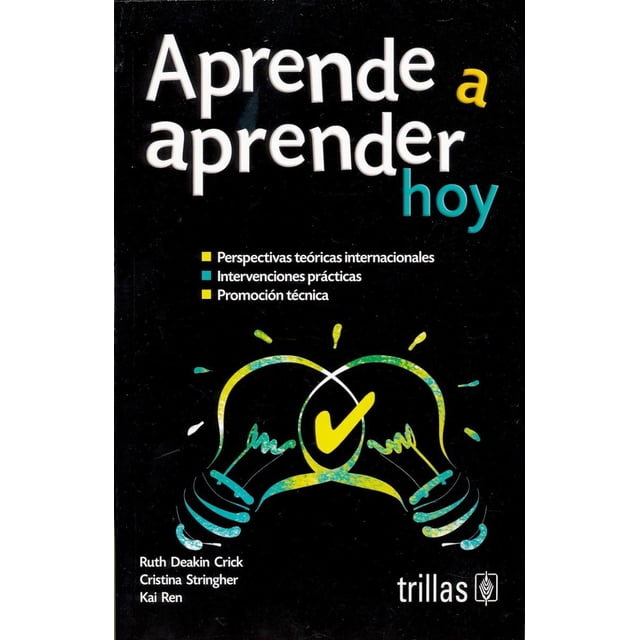 Libro Aprende a Aprender Hoy Editorial Trillas SA de CV RUTH DEAKIN CRICK