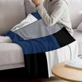 thumbnail image 3 of Navy Blue Black Grey Throw Blanket for Couch,Soft Lightweight Flannel Fleece Blanket,Modern Irregular Geometric Abstract Microfiber Plush All Season Decorative Blankets for Sofa Office Travel 40"x50", 3 of 9