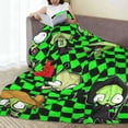 thumbnail image 5 of Invader Zim Fleece Blanket Super Soft Cozy Throw Blanket 80"X60", Lightweight Fuzzy Comfy Flannel Blanket Warm Plush Throw Blankets For Couch, Sofa, Bed, 5 of 8
