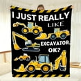 thumbnail image 5 of Weighted Blankets,Just Really Like Trucks Ok Blanket For Girls Boys Throw Blanket For Kids Cozy Lightweight Flannel Throws Blankets For Bed Sofa Couch, 5 of 7