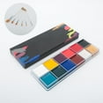 thumbnail image 1 of RYRDWP 12 Color Face Body Paint Oil Up Tool Professional Party, 1 of 9