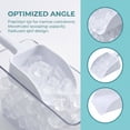 thumbnail image 2 of REGALWOVEN Ice Scoop Easy Clean Plastic Ice Shovel for Candy Buffet Kitchen, Ice Scooper for Bar, Ice Bucket, Popcorn in  White-3PCS, 2 of 7