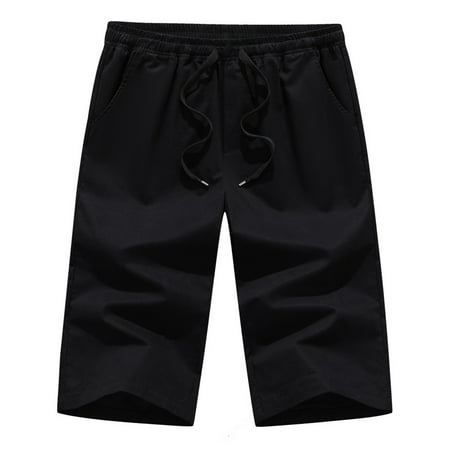 Men Summer Outfits Running Short Men Pt Shorts Men Short Pants I Fit Shorts Mens Apparel Size Mens Athletic Workout Mesh Foam I Fit Men s Summer Lightweight Black 2XL