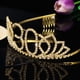 thumbnail image 3 of KAKOWELY 1 tiara de cumpleaños número 30 para niña con cristales y diamantes de imitación, corona de reina, diadema con peines para el pelo, para decoración de fiesta de graduación (dorada), 3 of 5