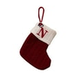 thumbnail image 2 of WREESH Christmas Stockings Christmas Decorations Christmas Letter Printed Stocking Wool Pendant Christmas Decorations Gift Bag N, 2 of 3