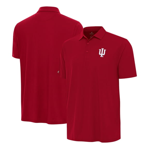 Men's Antigua Crimson Indiana Hoosiers Era Polo