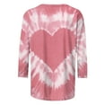 thumbnail image 5 of LSLJS T Shirts for Women Plus Size Crewneck Short Sleeve Tops Casual Cozy Valentine's Day Heart Print Tee Blouses, Gifts for Women, S-3XL, 5 of 6