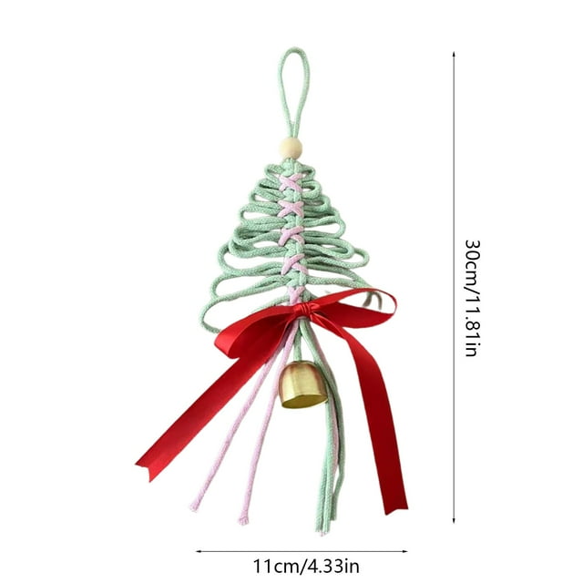 Adornos navideños, adornos navideños, adornos navideños, adornos para árboles de Navidad, adornos colgantes tejidos, decoración de escenas, regalos, adornos navideños, colgantes decorativos de lino