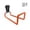 Orange, variant on Garden Hose Holder Wall Mount, Heavy-Duty Metal Hose Hanger with Installation Hardware, Multi-Color Wall Hook for Water Hose and Outdoor Tools, 7.8 x 5.0 x 5.3 Inch