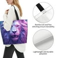thumbnail image 2 of Yiaed Cool Lion Head Print Handbag for Women Tote Purse Shoulder Bag Large Fashion Hobo Purse Handbag Shopping Tote, 2 of 5