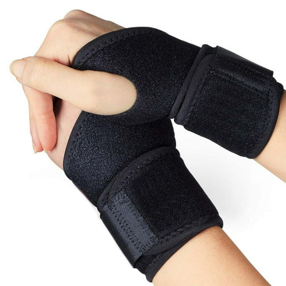 Attelle de Poignet, Sangle de Poignet Réglable pour Main Gauche et Droite, Attelle de Soutien pour Kyste Ganglionnaire, Arthrite, Canal Carpien, Soutien de Poignet Respirant Sport/Entraînement Physique pour Hommes et Femmes