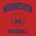 thumbnail image 6 of Minnesota Classic Baseball Arch Basic Cotton T-Shirt - Large - Red, 6 of 6