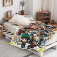 thumbnail image 3 of My Hero Academia Soft Blanket Fuzzy Fleece Anti-pilling Flannel Throw Blanket Decor Sofa Bed Blanket 40x60in, 3 of 7