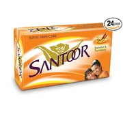 Santoor Sandal and Turmeric Soap, 30g (Pack of 24)