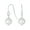 White, variant on Womens .925 Sterling Silver Timeless 8MM Freshwater Cultured White Pearl Drop Ball Earrings Fish Hook
