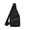 Black, variant on Men's Waterproof Crossbody Bag with Multifunctional Design, Lightweight, Spacious Storage, Adjustable Strap, and Headphone Port for Outdoor Activities and Travel