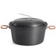 thumbnail image 1 of Olla de cocina para acampar, olla colgante de alúmina con tapa, olla ultraligera, 1 of 8