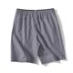 thumbnail image 4 of pstuiky Abreviatura para hombres, Pantalones cortos casuales holgados de color liso con cremallera, bolsillo, cordón y cintura elástica para hombre Pantalones cortos de baloncesto, 4 of 6