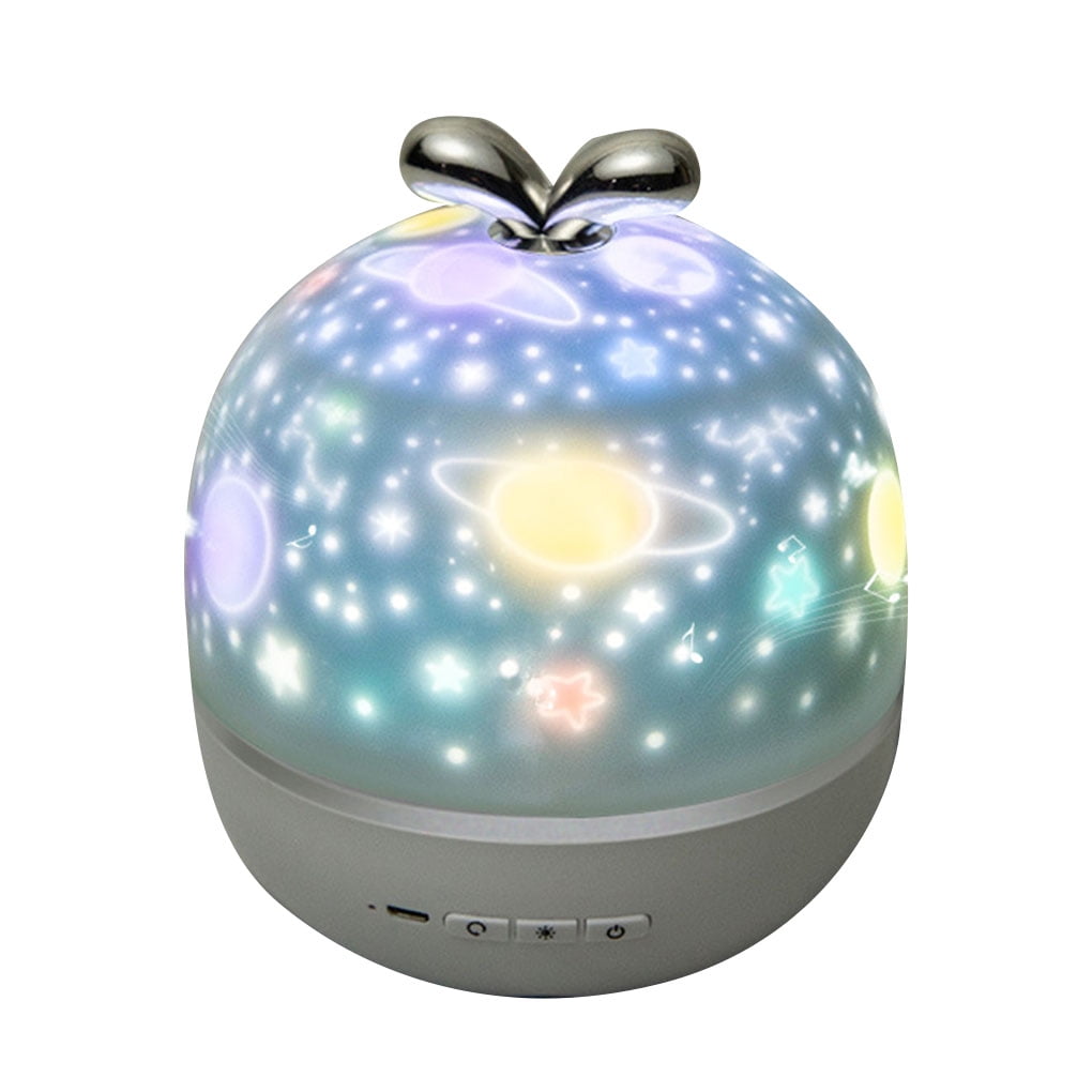 Cusimax Projector Led Night Light 360 Degree Rotating Projection Lamp Bedroom Romantic Night Lighting Lamp Walmart Com Walmart Com