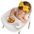 thumbnail image 6 of 2Pcs Upgraded Suction Baby Feeding Plate With Divided Soft Silicone Placemat Toddler Training Dishware For Highchair Tray Tableware 16.9" X 16.1", 6 of 7