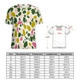 thumbnail image 2 of Leopard Print Pattern T Shirts Basic T-Shirt Short Sleeve Ladies Tee Shirt Summer Graphic Clothing, 2 of 6
