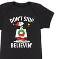 thumbnail image 3 of Peanuts - Holidays - Don't Stop Believin' - Infant Baby One Piece, 3 of 5