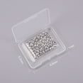 thumbnail image 6 of 1Box Flat Round 304 Stainless Steel Spacer Beads Stainless Steel Color 6x3mm Hole: 2mm 100pcs/box, 6 of 6