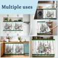thumbnail image 6 of Christmas Cabinet Curtains 28"x51" Sink Skirt for Bathroom Kitchen, Farmhouse Truck Trees Elk Gifts Winter Plaid Green Self Stick Adhesive Under Desk Covers Tall Laundry Cabinet Storage Organizer, 6 of 8