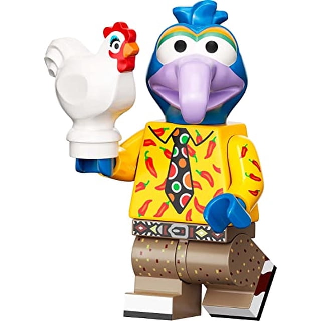 Serie LEGO Minifigure Muppets Minihigo Gonzo con capa púrpura adicional 71033 LEGO