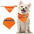 thumbnail image 2 of Dog Triangle Scarf Reflective: Simple Soft Puppy Bib Pet Neckerchief Dog Bandana, 2 of 6