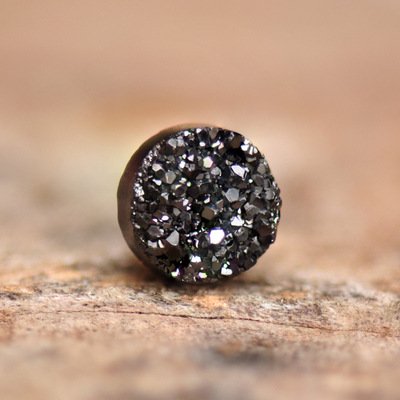 Pendientes de succión con imán de racimo de cristal sin agujero Pendientes de moda urbana para hombres y mujeres Pendientes de moda de cristal de piedra