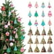 thumbnail image 1 of Placas Navideñas De Madera 12 adornos navideños colgantes de madera de colores para colgar en el árbol, ideales para fiestas navideñas【A】 Rkxzt, 1 of 8