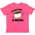 thumbnail image 3 of Inktastic Valentines Day I Love You S'more with Pink Hearts Youth T-Shirt, 3 of 5
