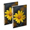 thumbnail image 6 of Yellow Sunflower Spiral Journal Notebook College Ruled Notebook 8.3" x 5.7" A5 Lined Thick Paper Page, 6 of 6