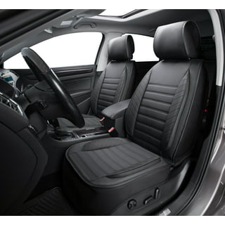 Auto Drive 1Piece Full Size Car Seat Cushion Leather Black - Universal Fit,  20CUWM11 
