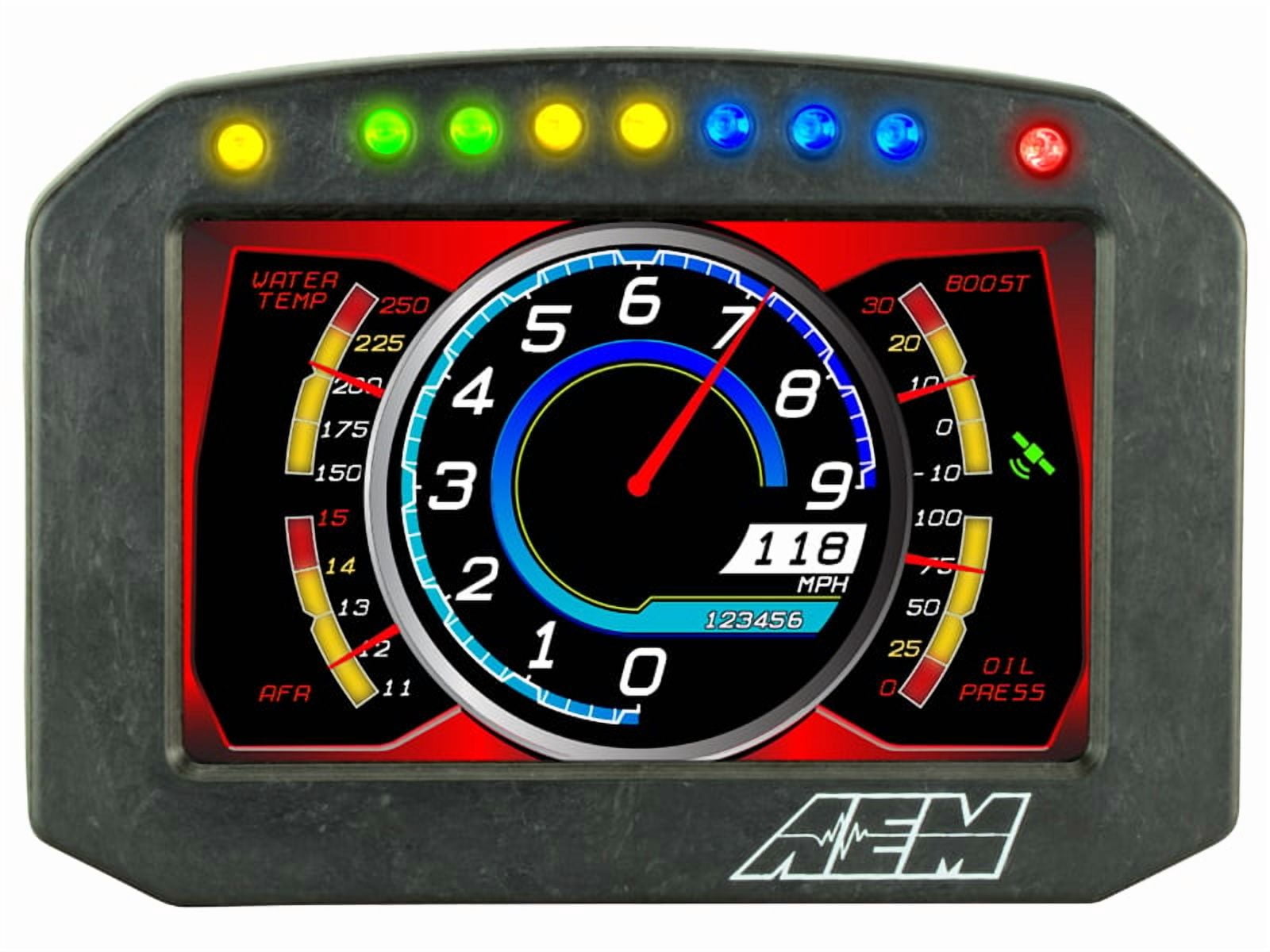 AEM 30-5601F CD-5LF Flat Panel Digital Dash Display