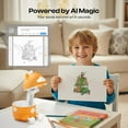 thumbnail image 3 of Caydo T3 Smart Drawing Projector Kit, Includes 12 Colored Pencils, 36 Acrylic Paint Markers, 24 Watercolor Markers & 50 Sheet Drawing Paper, Art Gift for Kids Ages 5-10 for Birthday & Christmas, 3 of 4
