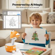 Caydo T3 Smart Drawing Projector with AI Magic, Step-by-Step Learn to Draw Projector for Kids, Educational Arts & Crafts Toy, Ideal Christmas Birthday Gift for Boys & Girls Ages 5+