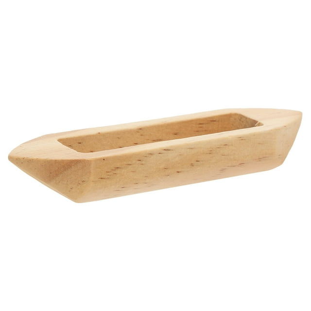 Decoración de barco de madera, barco sin terminar, barco de madera natural, modelo de barco de pesca