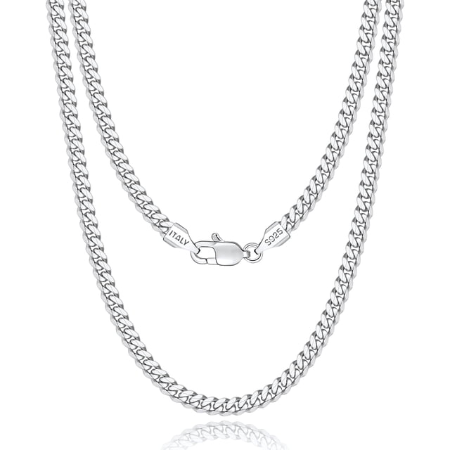 Cadena de Plata Esterlina S925 Eterjew 4mm 51cm