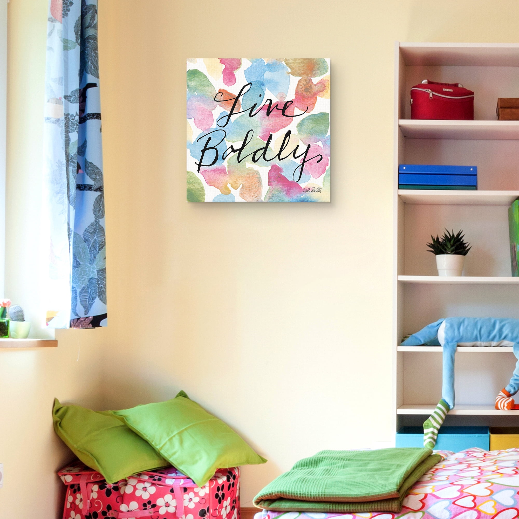 Live Boldly by Anne Tavoletti Canvas Art Print