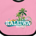thumbnail image 4 of Inktastic Haleiwa Hawaii Vacation Boys or Girls Baby Bib, 4 of 4