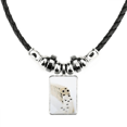 thumbnail image 1 of juego de pai gow dominó foto collar a mano colgante de cuerda de cuero Unbranded M, 1 of 3