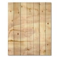 thumbnail image 3 of Designart 'Pastel Abstract With Beige Pink and Yelllow Spots' Modern Print on Natural Pine Wood, 3 of 5