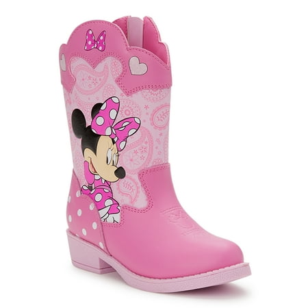 

Disney Minnie Mouse Toddler Girls Cowgirl Boots Sizes 7-12