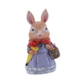 thumbnail image 3 of Figura de conejo de Pascua, decoración única y bonita para el hogar, estatua decorativa de conejo. Paraguas Conejito Marrón, 3 of 9