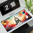 thumbnail image 3 of Hello 2025 Exotic Shorthair Celebrates Happy New Year Firework Balloon Desk Mat Full Keyboard Mouse Pad Cat Lover Kitten Owner Gifts Large Mousepad - 02024, 3 of 5